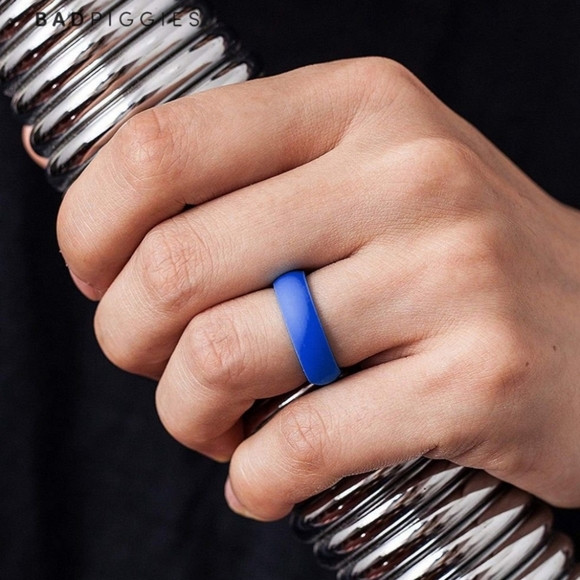 Pack of 5 Silicone Rings Band ❤💍 - Picture 6 of 16